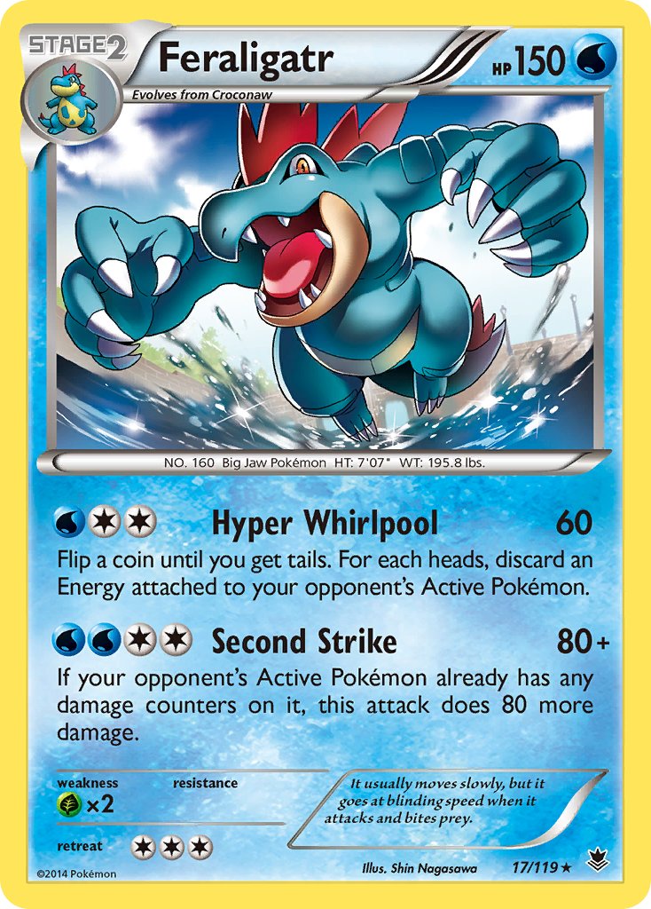 Feraligatr (17/119) (Theme Deck Exclusive) [XY: Phantom Forces] - The Mythic Store | 24h Order Processing