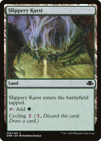 Slippery Karst [Dominaria Remastered] - The Mythic Store | 24h Order Processing