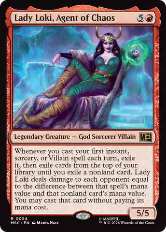 Lady Loki, Agent of Chaos (Surge Foil) [Marvel Super Heroes Commander] - The Mythic Store | 24h Order Processing