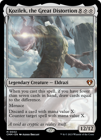 Kozilek, the Great Distortion [Commander Masters] - The Mythic Store | 24h Order Processing
