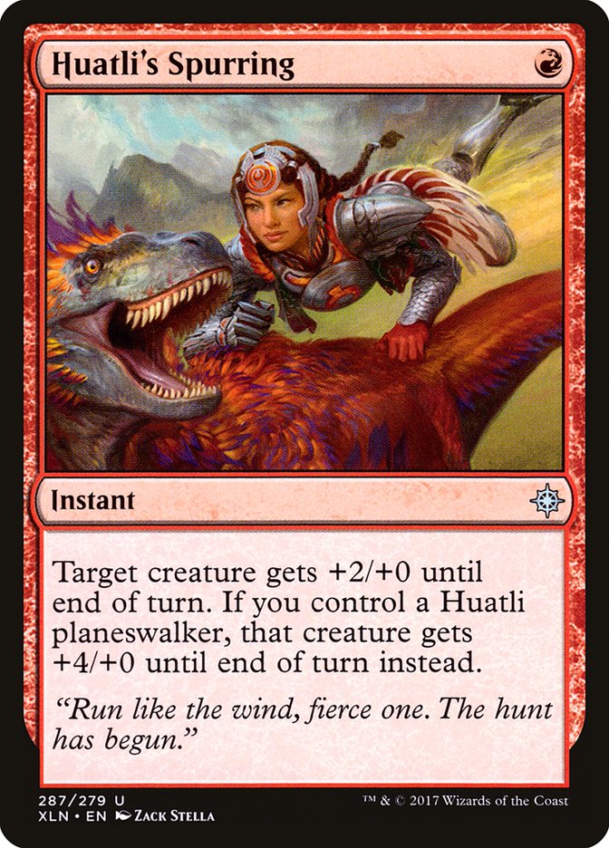 Huatli's Spurring [Ixalan] - The Mythic Store | 24h Order Processing