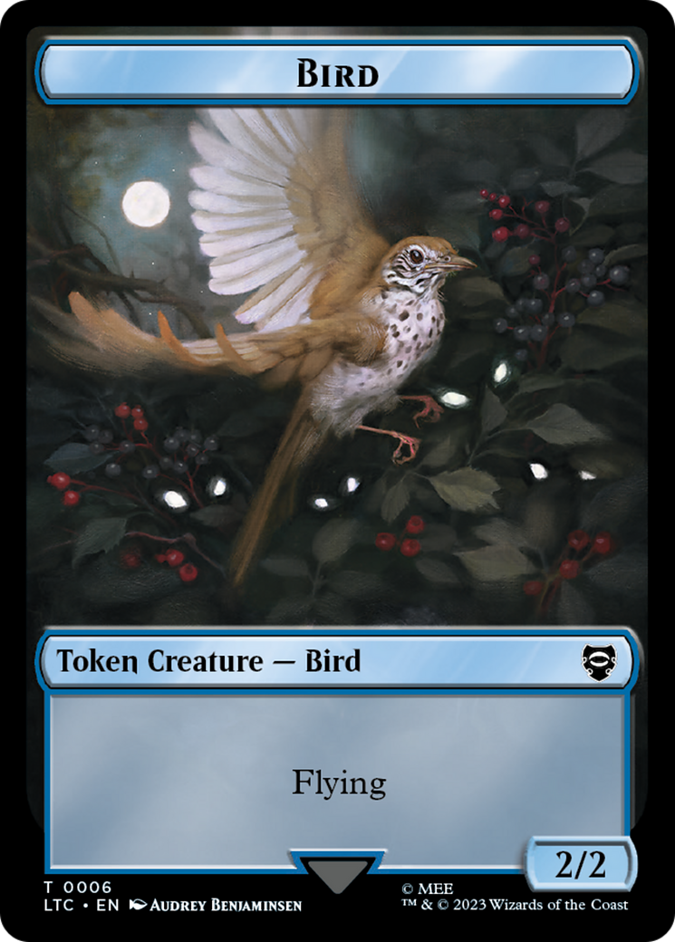 Elf Warrior // Bird Double Sided Token [The Lord of the Rings: Tales of Middle-Earth Commander Tokens] - The Mythic Store | 24h Order Processing
