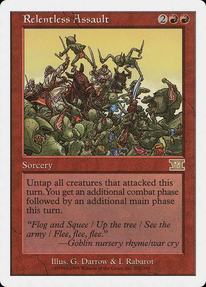 Relentless Assault [Classic Sixth Edition] - The Mythic Store | 24h Order Processing