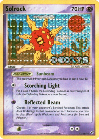 Solrock (47/107) (Stamped) [EX: Deoxys] - The Mythic Store | 24h Order Processing