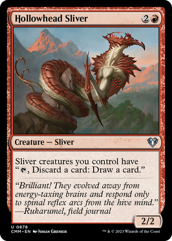Hollowhead Sliver [Commander Masters] - The Mythic Store | 24h Order Processing