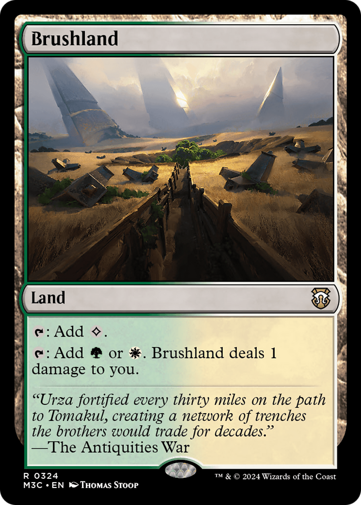 Brushland (Ripple Foil) [Modern Horizons 3 Commander] - The Mythic Store | 24h Order Processing