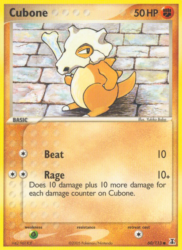 Cubone (60/113) [EX: Delta Species] - The Mythic Store | 24h Order Processing