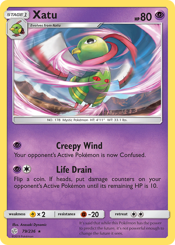 Xatu (79/236) [Sun & Moon: Cosmic Eclipse] - The Mythic Store | 24h Order Processing
