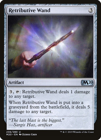 Retributive Wand [Core Set 2020] - The Mythic Store | 24h Order Processing
