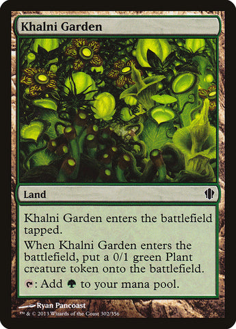 Khalni Garden [Commander 2013] - The Mythic Store | 24h Order Processing