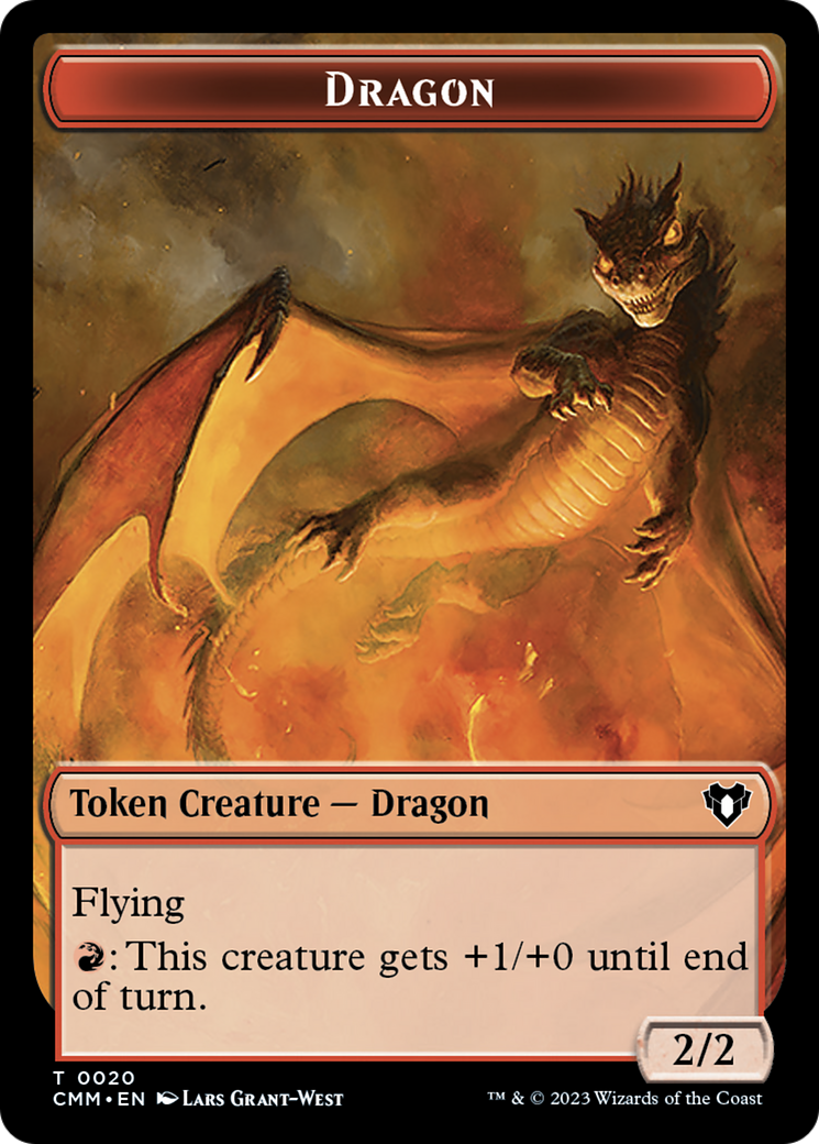 Thopter // Dragon (0020) Double-Sided Token [Commander Masters Tokens] - The Mythic Store | 24h Order Processing