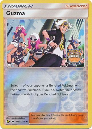 Guzma (115a/147) (Regional Championship Promo) [Sun & Moon: Burning Shadows] - The Mythic Store | 24h Order Processing