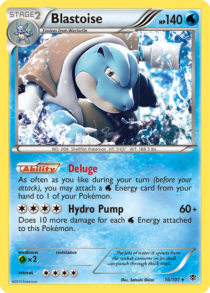 Blastoise (16/101) [Black & White: Plasma Blast] - The Mythic Store | 24h Order Processing