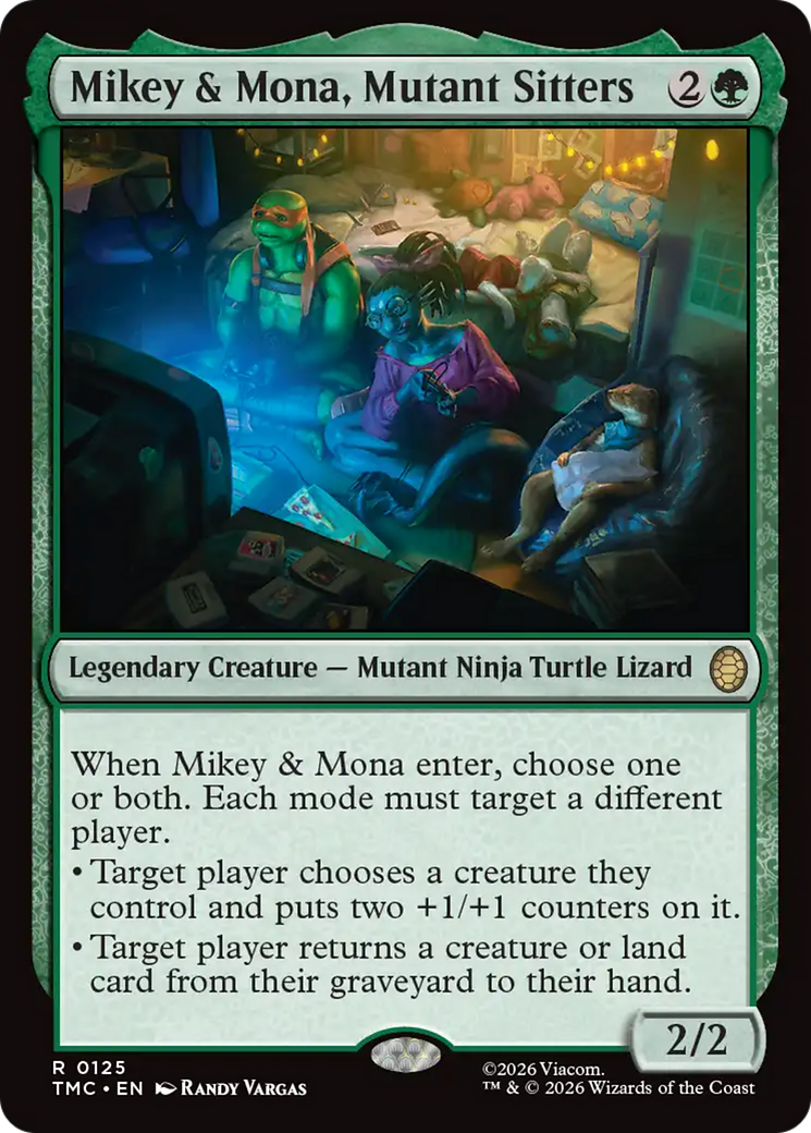 Mikey & Mona, Mutant Sitters [Teenage Mutant Ninja Turtles Commander] - The Mythic Store | 24h Order Processing
