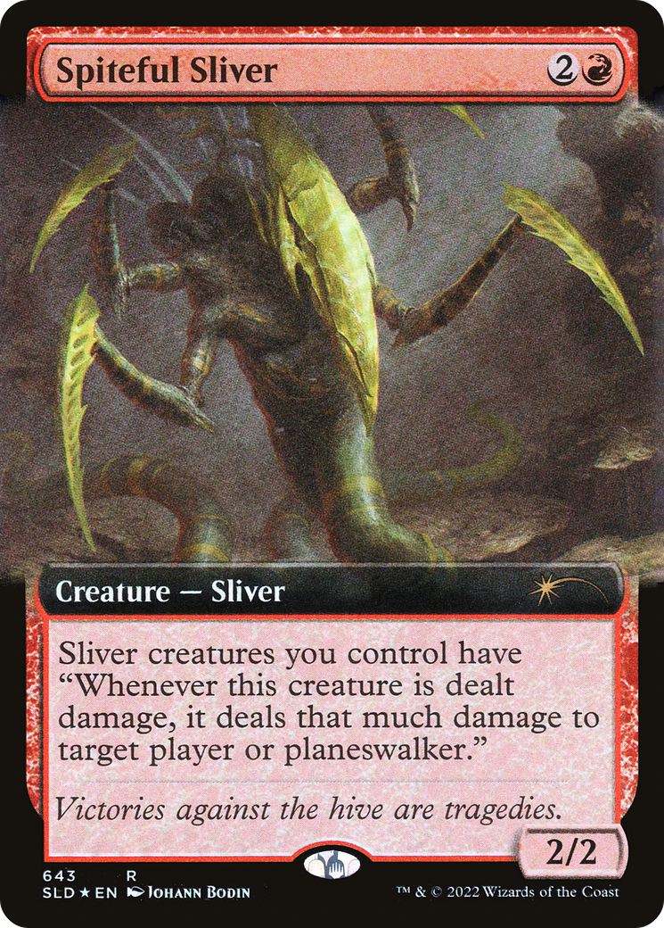 Spiteful Sliver (Extended Art) [Secret Lair Drop Promos] - The Mythic Store | 24h Order Processing