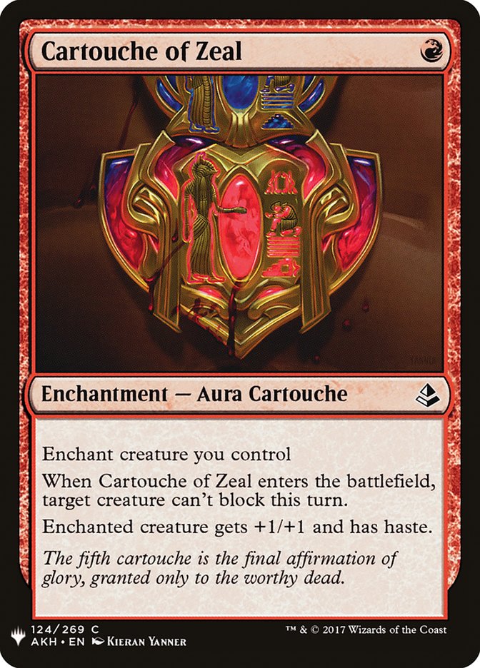 Cartouche of Zeal [Mystery Booster] - The Mythic Store | 24h Order Processing