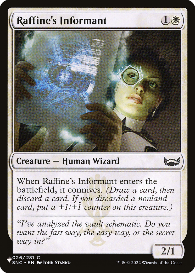 Raffine's Informant [The List Reprints] - The Mythic Store | 24h Order Processing