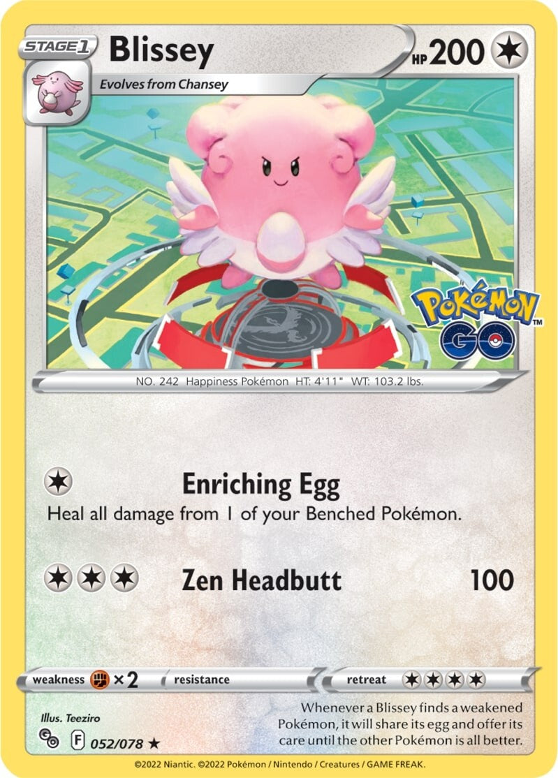 Blissey (052/078) [Pokémon GO] - The Mythic Store | 24h Order Processing