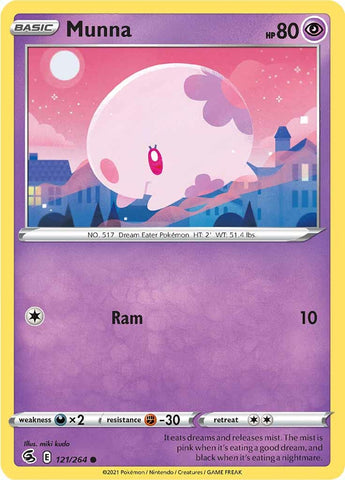 Munna (121/264) [Sword & Shield: Fusion Strike] - The Mythic Store | 24h Order Processing