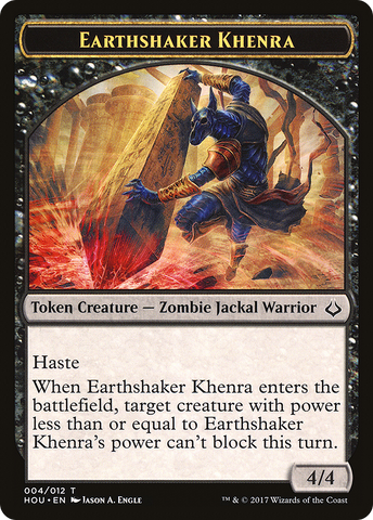Earthshaker Khenra Token [Hour of Devastation Tokens] - The Mythic Store | 24h Order Processing