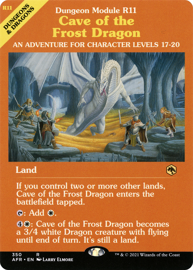 Cave of the Frost Dragon (Dungeon Module) [Dungeons & Dragons: Adventures in the Forgotten Realms] - The Mythic Store | 24h Order Processing