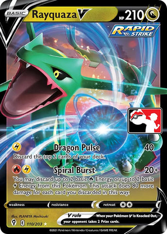 Rayquaza V (110/203) [Prize Pack Series One] - The Mythic Store | 24h Order Processing
