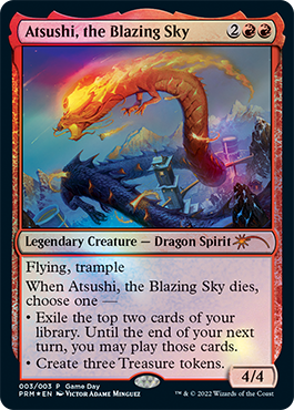 Atsushi, the Blazing Sky [Game Day 2022] - The Mythic Store | 24h Order Processing