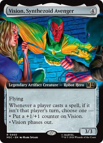 Vision, Synthezoid Avenger (Extended Art) [Marvel Super Heroes Commander] - The Mythic Store | 24h Order Processing