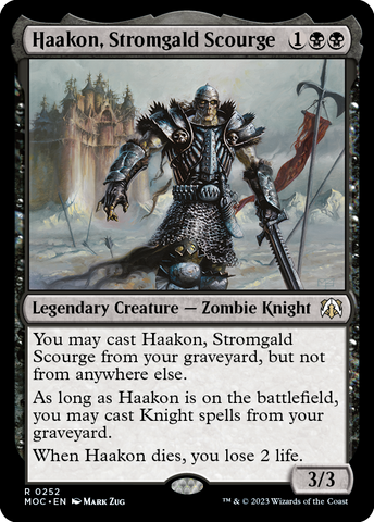 Haakon, Stromgald Scourge [March of the Machine Commander] - The Mythic Store | 24h Order Processing