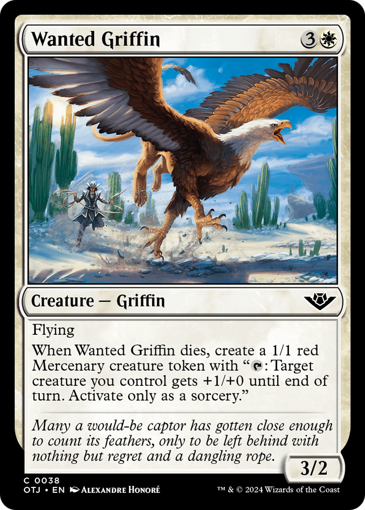 Wanted Griffin [Outlaws of Thunder Junction] - The Mythic Store | 24h Order Processing