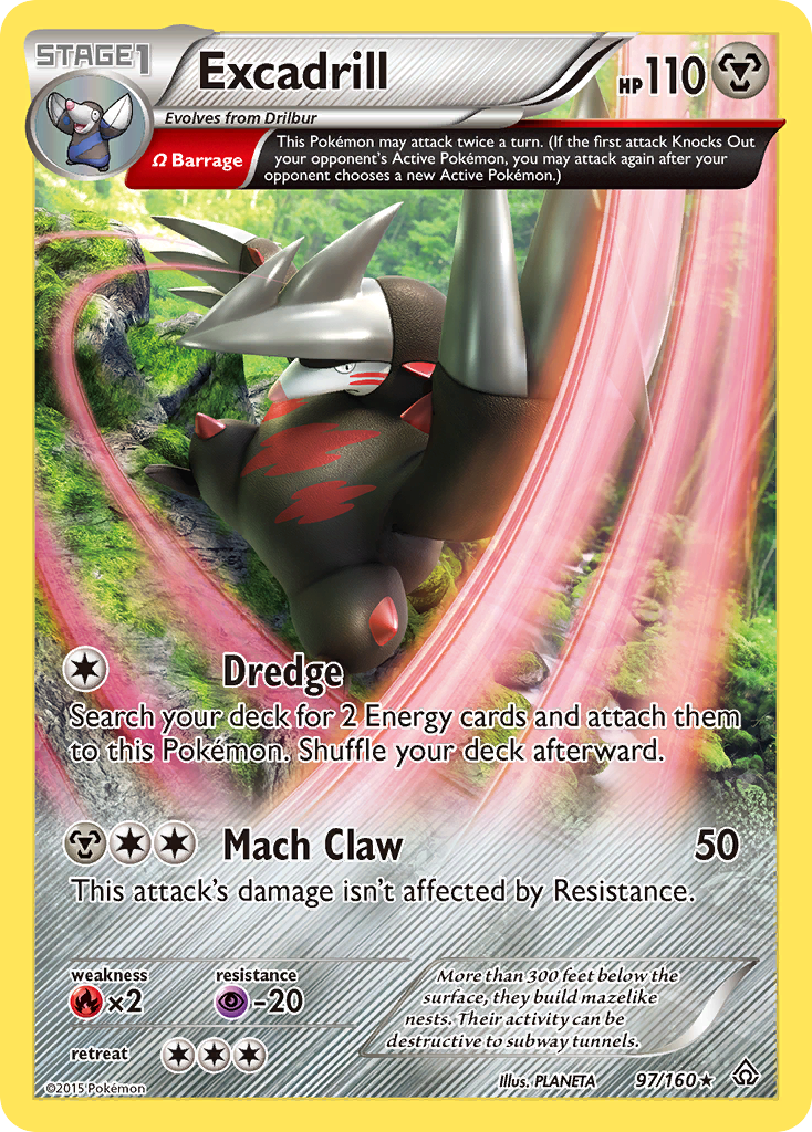 Excadrill (97/160) [XY: Primal Clash] - The Mythic Store | 24h Order Processing