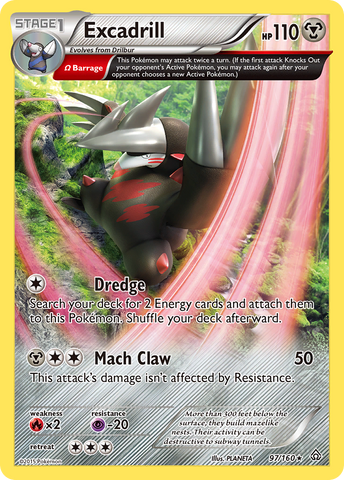 Excadrill (97/160) [XY: Primal Clash] - The Mythic Store | 24h Order Processing