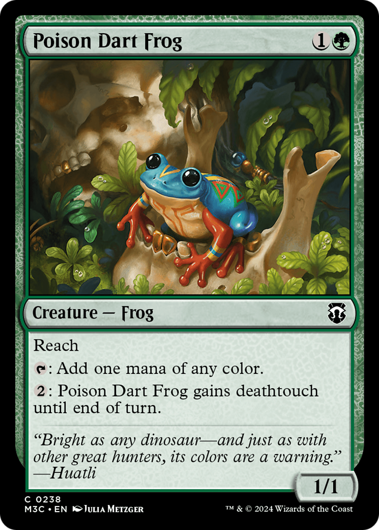 Poison Dart Frog (Ripple Foil) [Modern Horizons 3 Commander] - The Mythic Store | 24h Order Processing