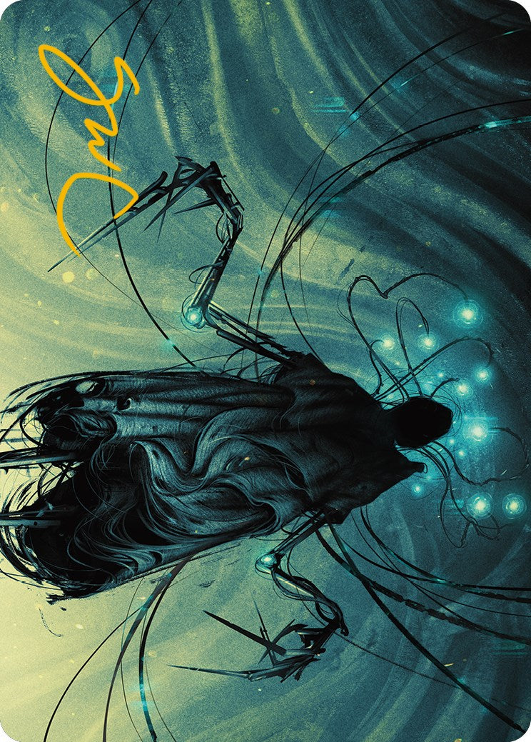 Ichor Synthesizer Art Card (Gold-Stamped Signature) [Phyrexia: All Will Be One Art Series] - The Mythic Store | 24h Order Processing