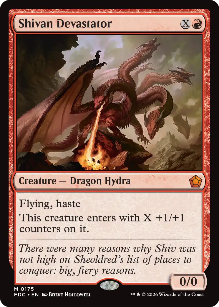Shivan Devastator [Foundations Commander] - The Mythic Store | 24h Order Processing