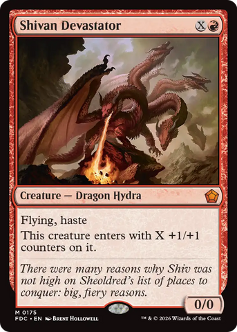 Shivan Devastator [Foundations Commander] - The Mythic Store | 24h Order Processing