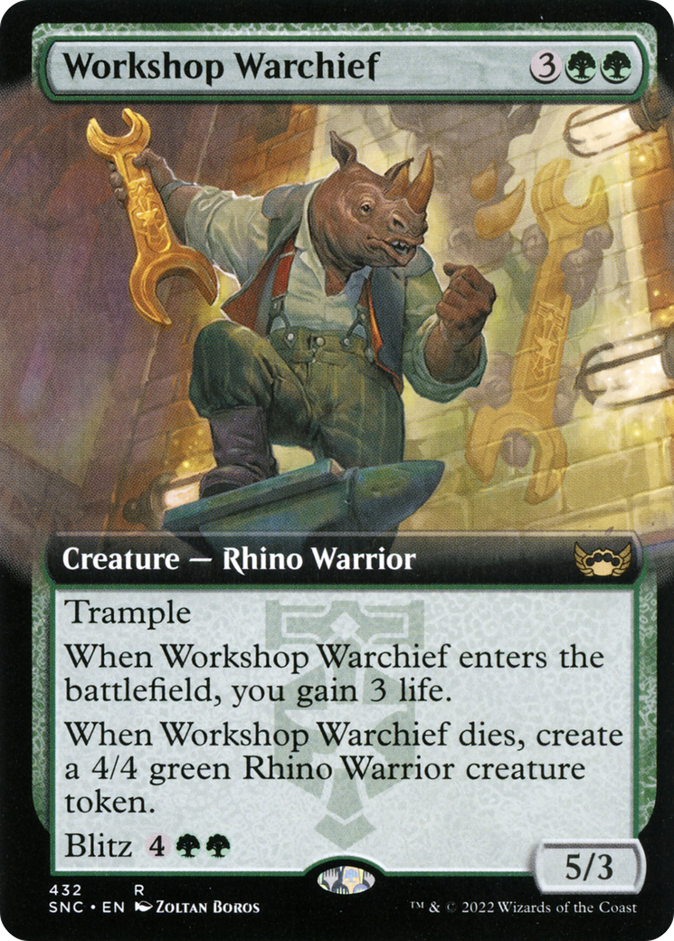 Workshop Warchief (Extended Art) [Streets of New Capenna] - The Mythic Store | 24h Order Processing