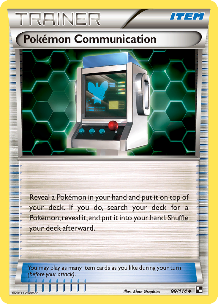 Pokemon Communication (99/114) [Black & White: Base Set] - The Mythic Store | 24h Order Processing