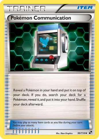 Pokemon Communication (99/114) [Black & White: Base Set] - The Mythic Store | 24h Order Processing