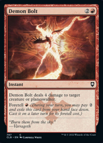 Demon Bolt [Commander Legends: Battle for Baldur's Gate] - The Mythic Store | 24h Order Processing