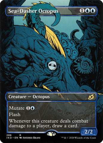Sea-Dasher Octopus (Showcase) [Ikoria: Lair of Behemoths] - The Mythic Store | 24h Order Processing