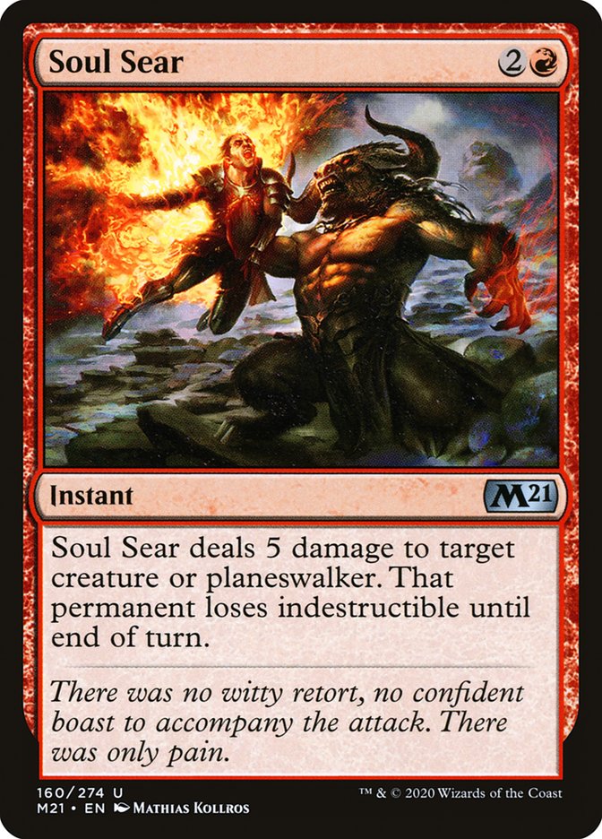 Soul Sear [Core Set 2021] - The Mythic Store | 24h Order Processing