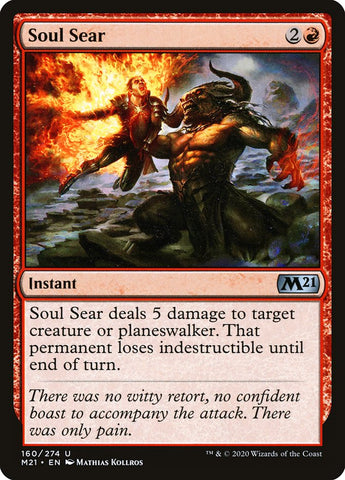 Soul Sear [Core Set 2021] - The Mythic Store | 24h Order Processing