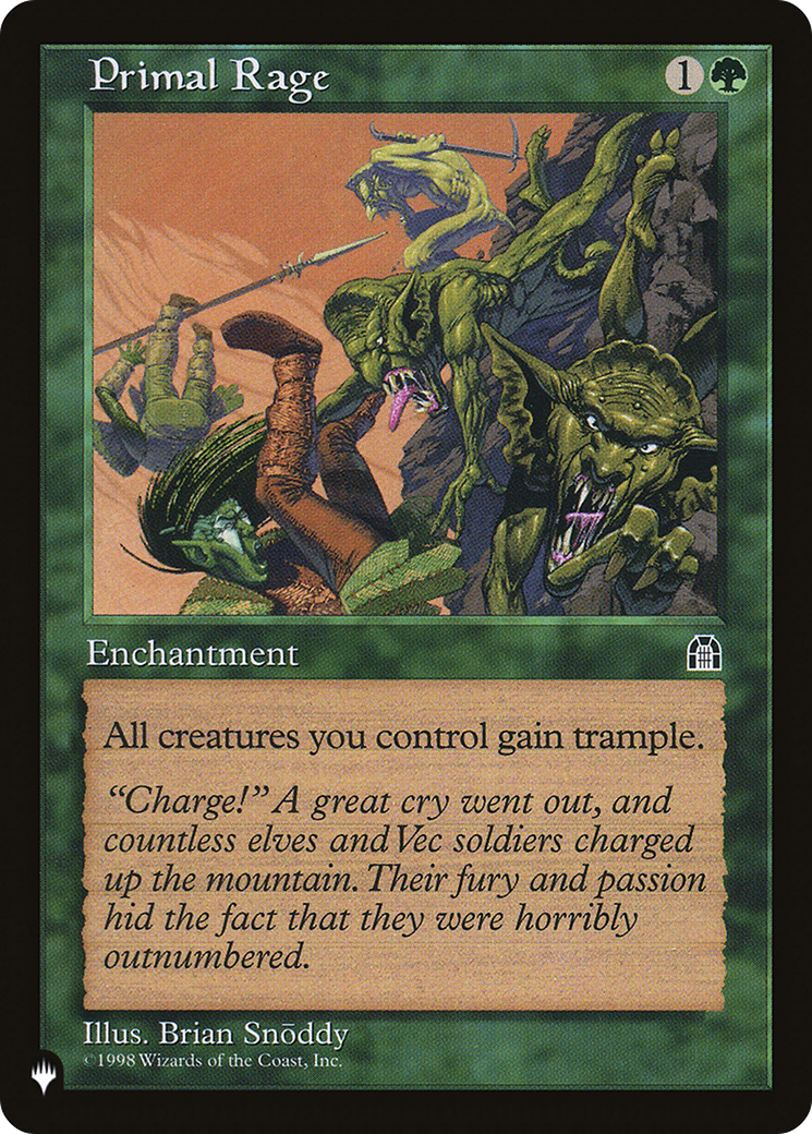 Primal Rage [The List] - The Mythic Store | 24h Order Processing