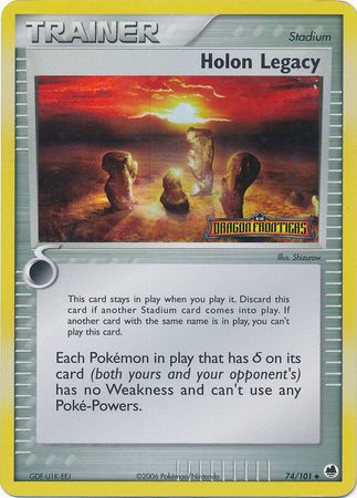 Holon Legacy (74/101) (Stamped) [EX: Dragon Frontiers] - The Mythic Store | 24h Order Processing