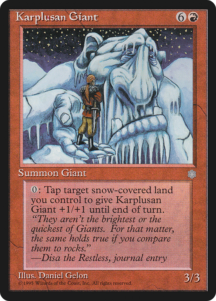Karplusan Giant [Ice Age] - The Mythic Store | 24h Order Processing