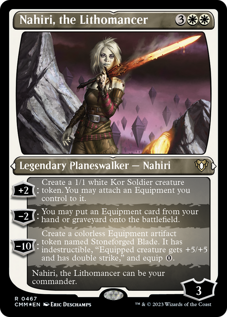 Nahiri, the Lithomancer (Foil Etched) [Commander Masters] - The Mythic Store | 24h Order Processing