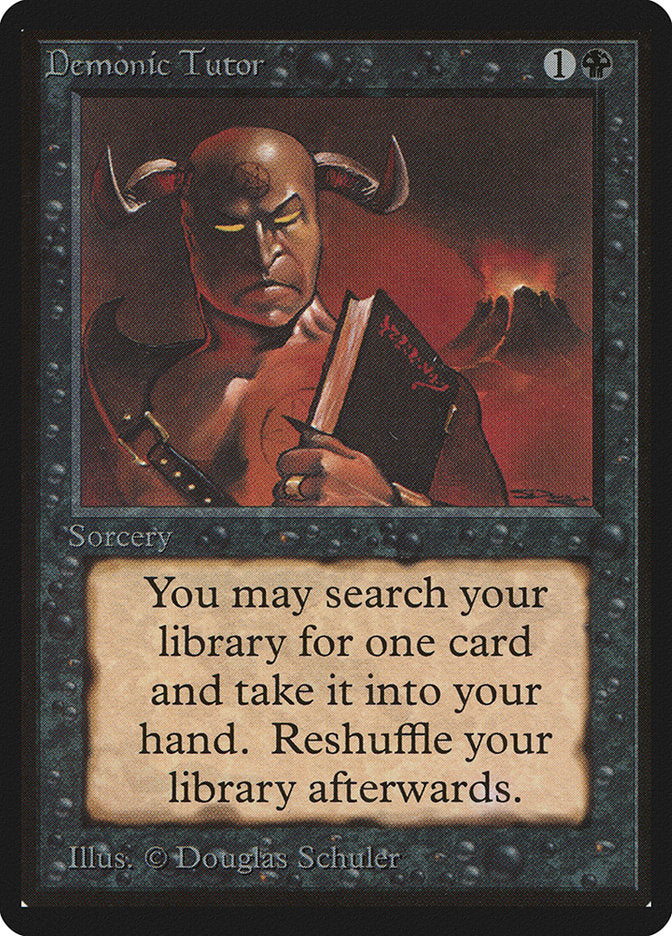 Demonic Tutor [Beta Edition] - The Mythic Store | 24h Order Processing