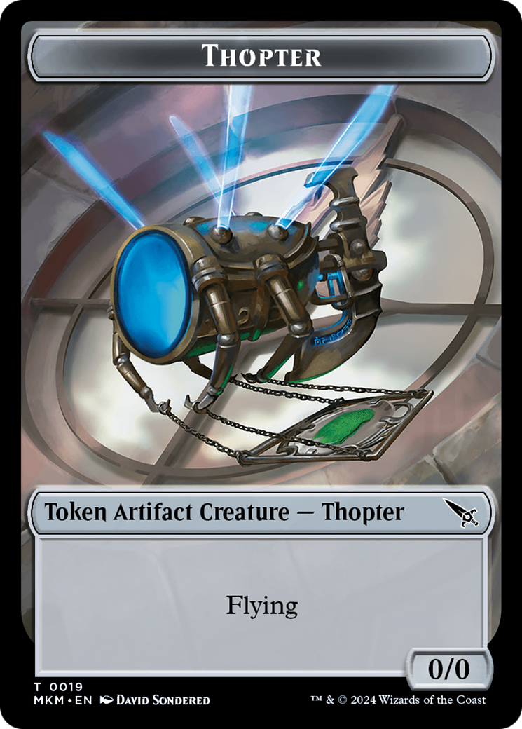 Thopter Token (0019) [Murders at Karlov Manor Tokens] - The Mythic Store | 24h Order Processing