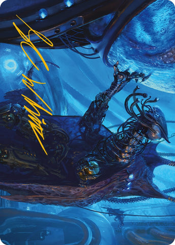 Atmosphere Surgeon Art Card (Gold-Stamped Signature) [Phyrexia: All Will Be One Art Series] - The Mythic Store | 24h Order Processing